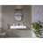 Contemporary Matte White Stone Resin Wall-mount Basin For Sophisticated Bathroom Aesthetics