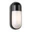 Black 24cm H Outdoor Bulkhead Light
