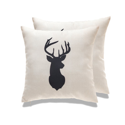 Housse de coussin d'extérieur seulement - ensemble de 2