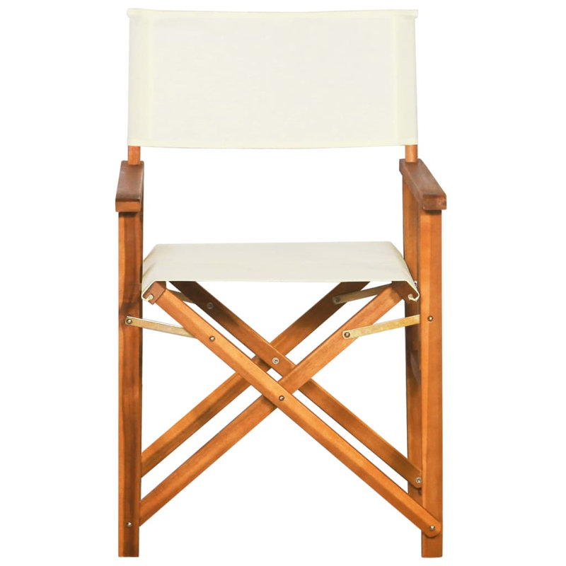 Jinesh Folding Deck Chair, White
