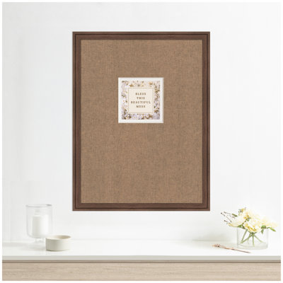 «Bless this Beautiful Mess Faux Mat» par The Creative Bunch Studio, reproduction d'art encadrée