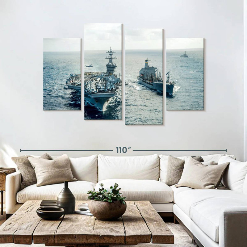 Mait Naval, 54" H x 84" W
