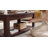 Farmhouse Coffee Tables for Living Room,Square Living Room Tables with Open Storage Shelf,Large Modern Coffee Table,Rustic Brown Center Table (Walnut)-723698763-723698762