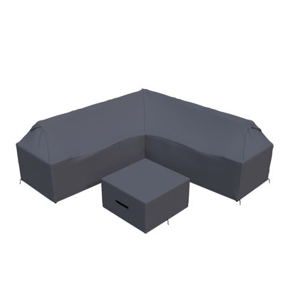 All-Weather Outdoor Conversation Set Group Seating Sectional Sofa Covers by Latitude Run