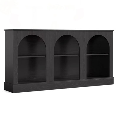 Waterproof Console Table with Arched Design and Storage