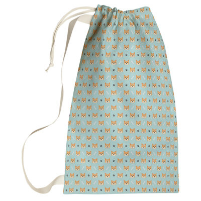 Leffel Fabric Laundry Bag with Handles