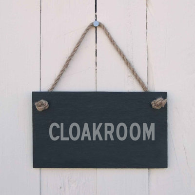 Cloakroom Sign
