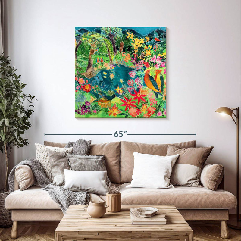 Jungle des Caraïbes d'Alvord, H 39 po x l 39 po