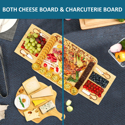 Prep & Savour Arlice Bamboo Cheese Board