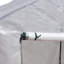 Walk In 143*143*195 cm Polyethylene 1 Piece Walk-in Greenhouse Clear with Roll-up Door-134738578