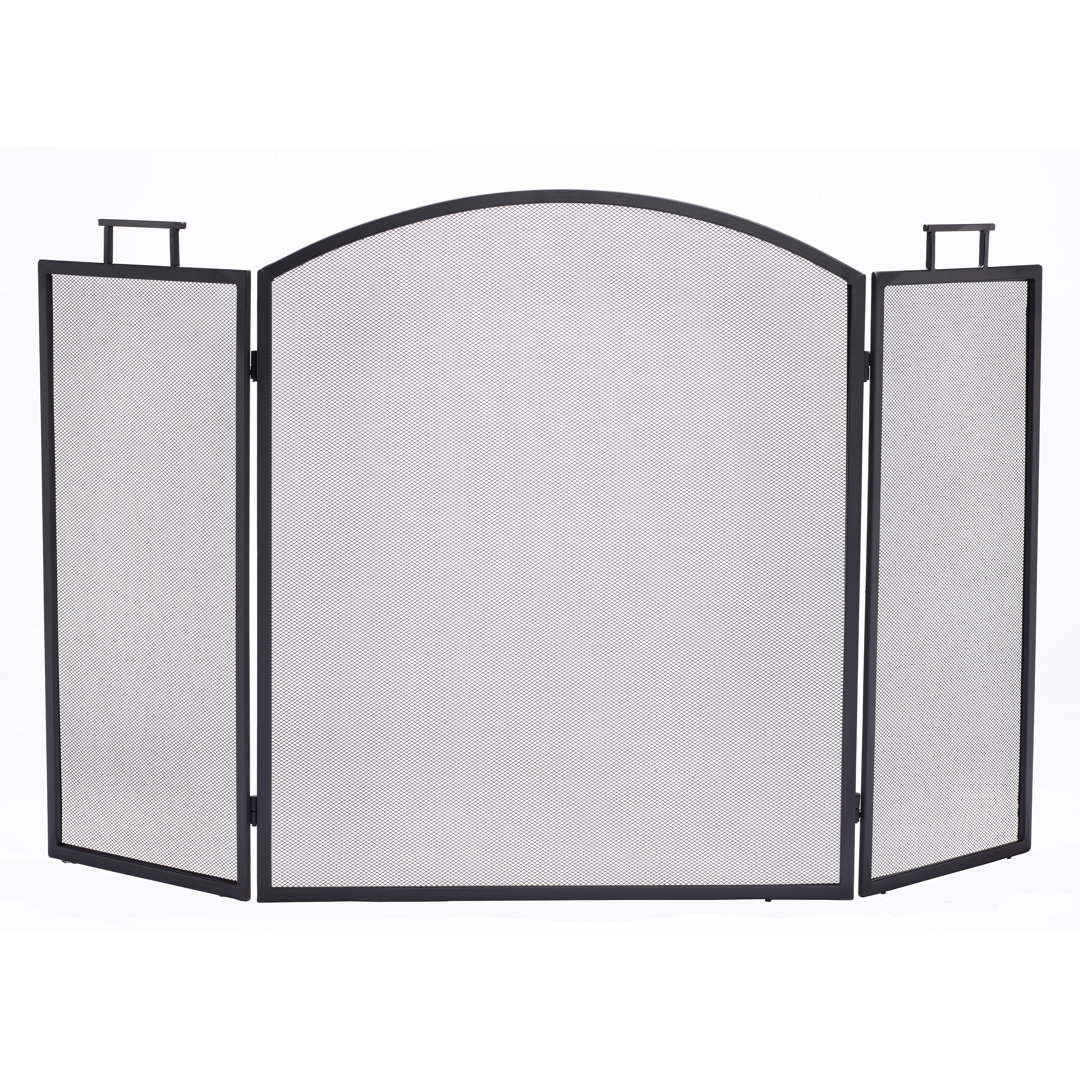 Gerika Steel Fireplace Screen Winston Porter