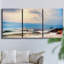 «Tranquil Blues On Canvas», reproduction de 3 pièces-439960210
