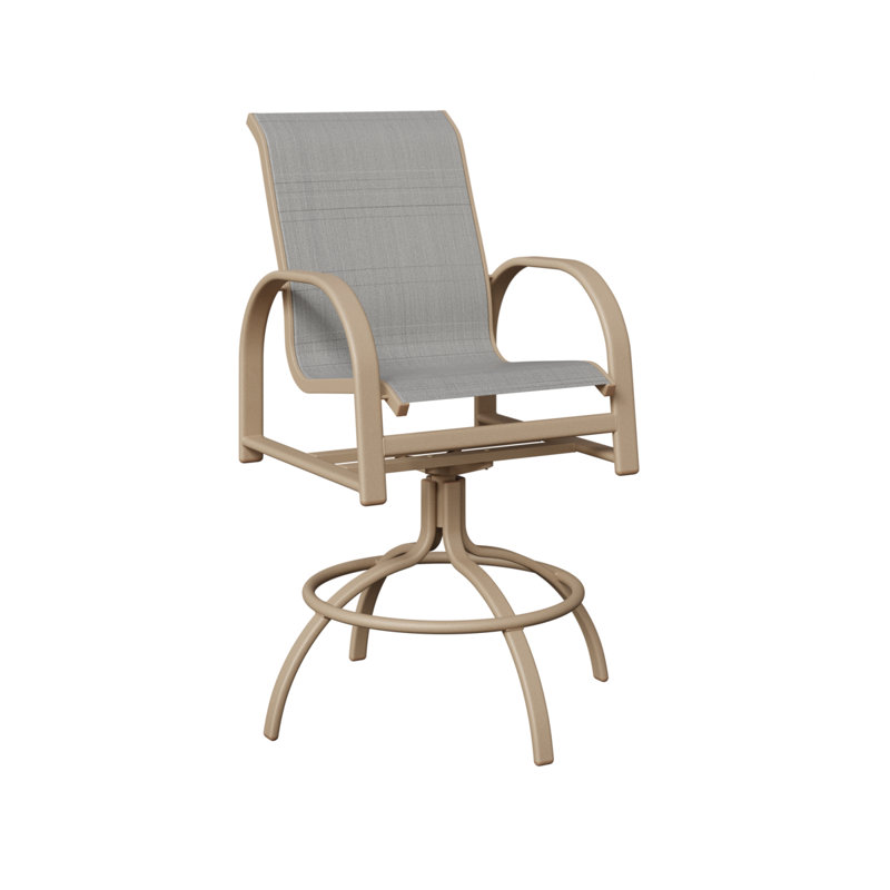 Chaise berçante pivotante Berlin Gardens Murphy Slings, Charm platine, Sahara moucheté