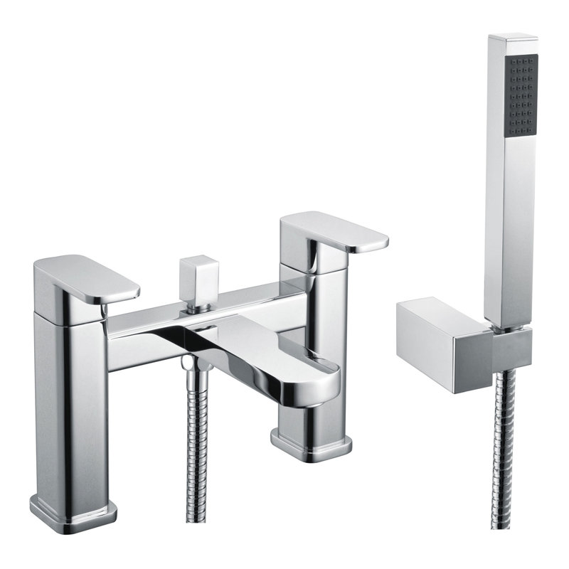 Deck Tub Spout Bath Filler with Diverter