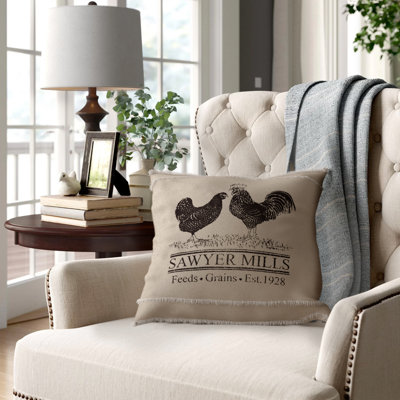 Housse de coussin en coton Sawyer Mill