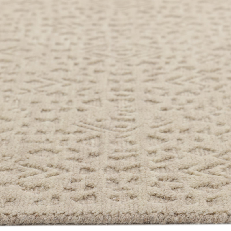 Fallkirk, Handmade Area Rug - 3' 0'' X 5' 0'', Taupe, Rectangle 3' x 5'