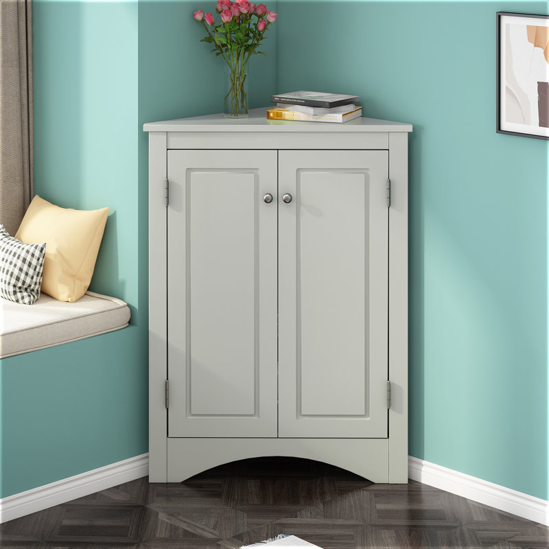 Wingman Freestanding Bathroom Cabinet, Gray