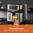 GEEPAS Digital Air Fryer Vortex Technology 9.2L Basket LED Touch Display 60Min Timer 1800W