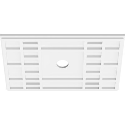 Médaillon de plafond contemporain en PVC de qualité architecturale Beaux