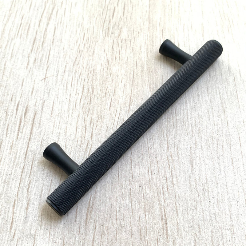 Texture 3 3/4" Center to Center Bar/Handle Pull, Matte Black