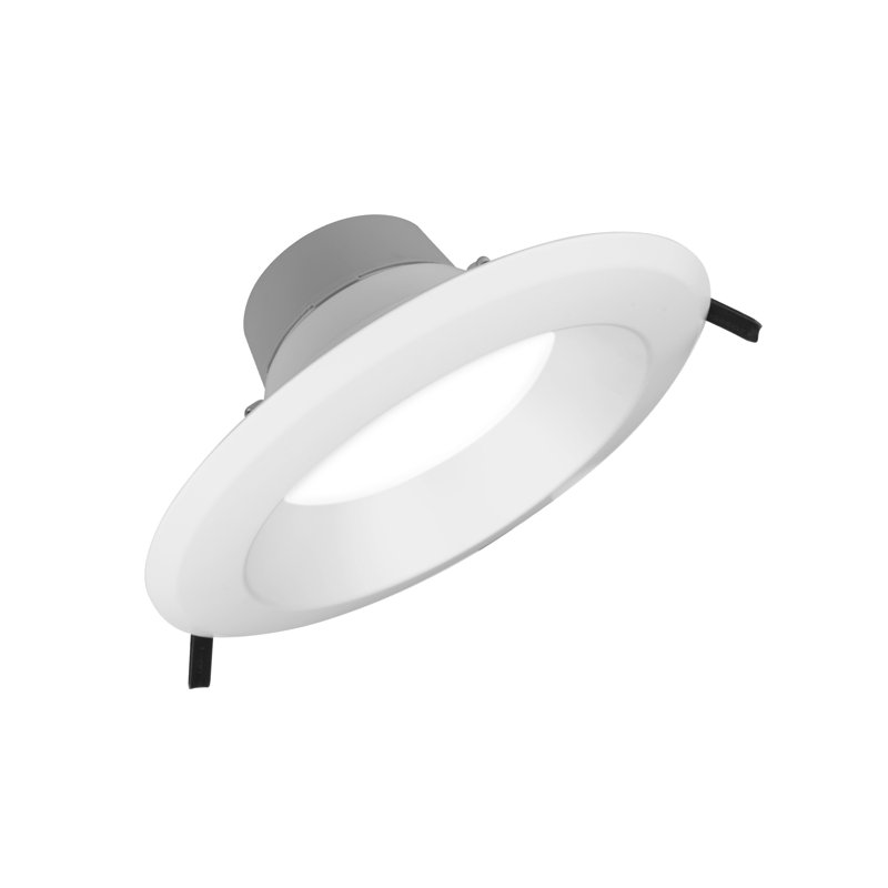8" Commercial Recessed LED Downlight, White