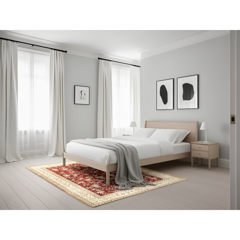 Awais Floral Indoor Rug, Rectangle 5' x 7'
