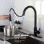 Robinet de cuisine tactile avec douchette extractible-116628573