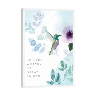 You Are Worthy by Stephanie Ryan - Print on Canvas