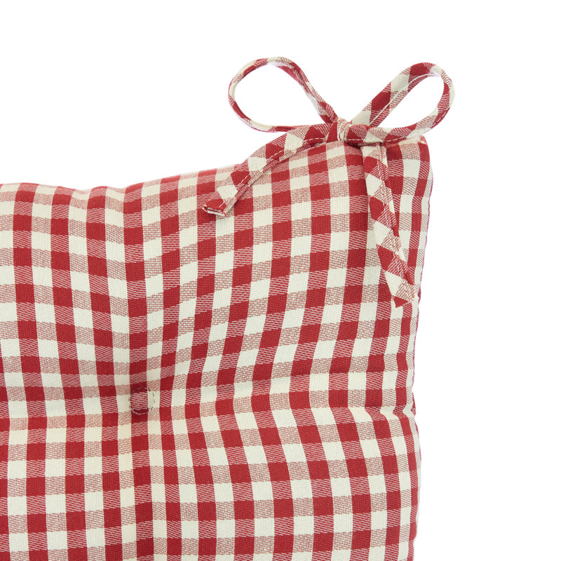 Ensemble de coussins de chaise berçante antidérapant, Rouge