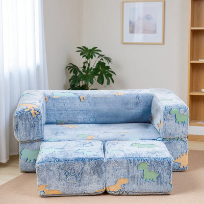 Canapé modulaire, canapé modulaire, meubles de chambre à coucher et de salle de jeu, coussin convertible en mousse et plancher, siège et cabine de bricolage pour salle de jeu, chambre à coucher, salon