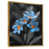 Toile avec cadre flottant or
