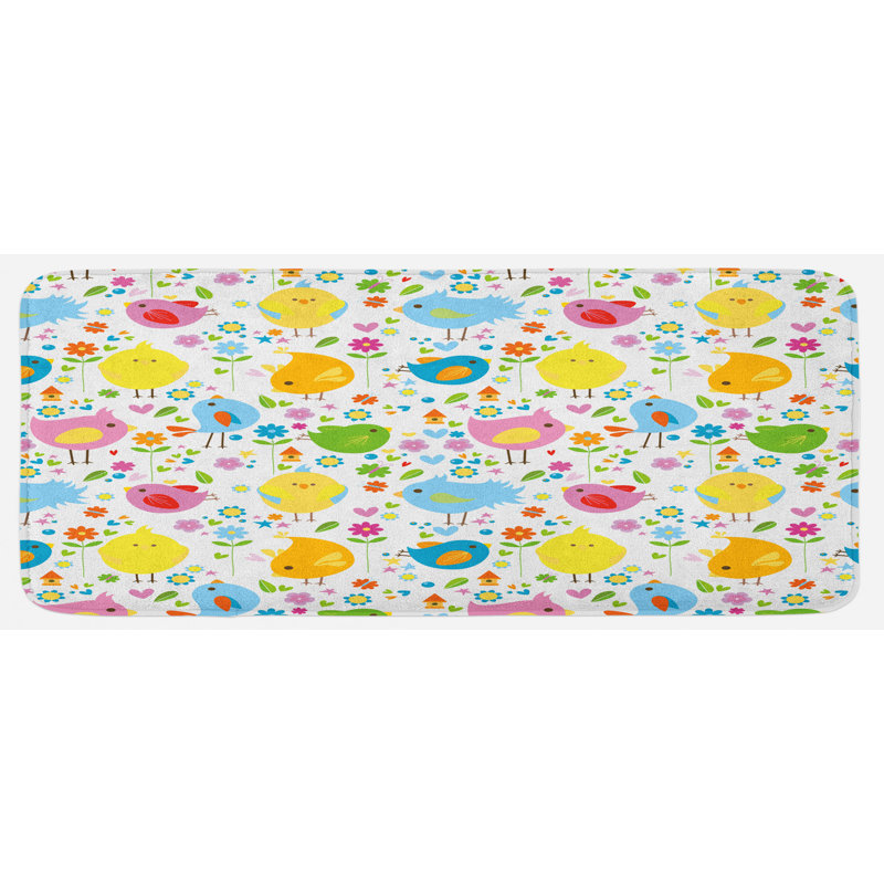 Tapis de cuisine oiseaux