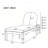 Premium Acacia Wood Outdoor Chaise Lounge Set of 2 with Arched Backrest-974473554-974473553