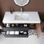 Meuble-lavabo mural 48 po avec lavabo à surface solide intégré