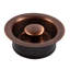 Drain de bride d'évacuation de cuisine en cuivre antique avec bouchon SinkSense