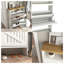 Armoire à chaussures pliante en MDF multi-fonctionnelle, moderne et minimaliste