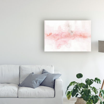 Arc-en-ciel de graines abstraites blush Grey crop par Lisa audit, reproduction d’art sur toile tendue
