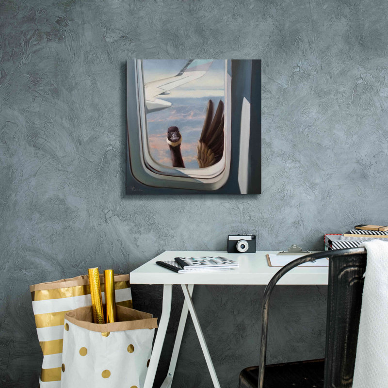 "Amical Skies" par Lucia Heffernan, H 18 po x l 18 po x P 0,75 po