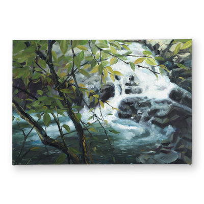 Peaceful Fall - Gray Landscapes Indoor/Outdoor Door Mat