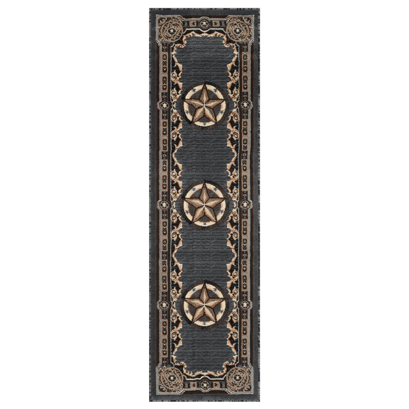 Lobdell Oriental Indoor Rug, Runner 2' x 7'