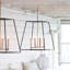 Burley Oak 4-Light Single Geometric Pendant-640473412