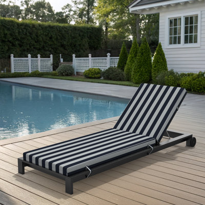 Lani Sunbrella Outdoor Chaise Lounge Cushion