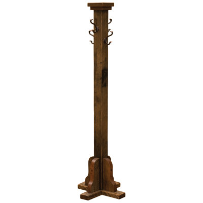 Fireside Lodge Barnwood Floor Coat Rack Reviews Perigold