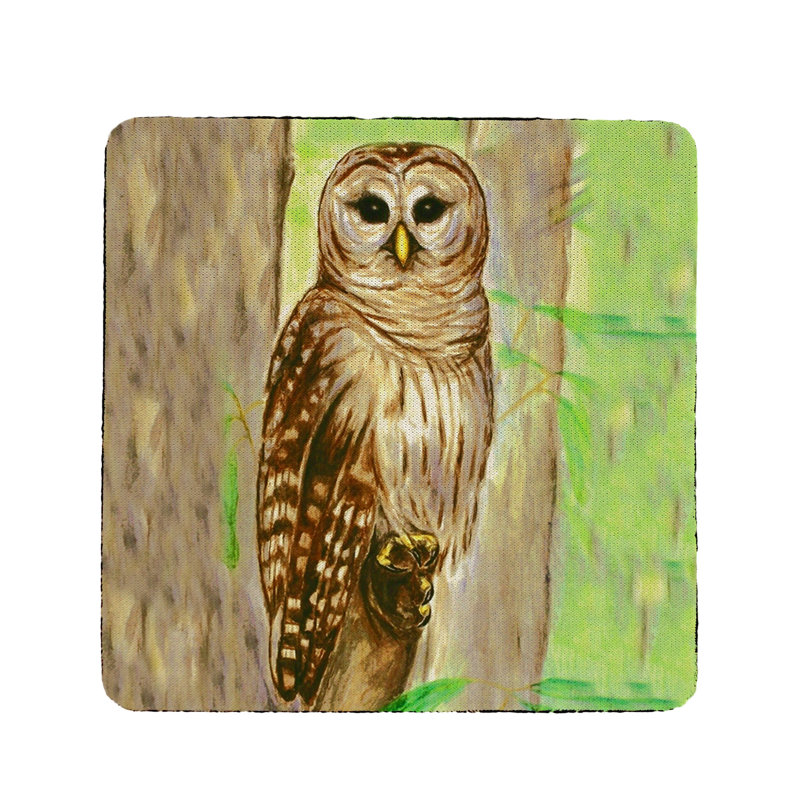 Sous-verre hibou