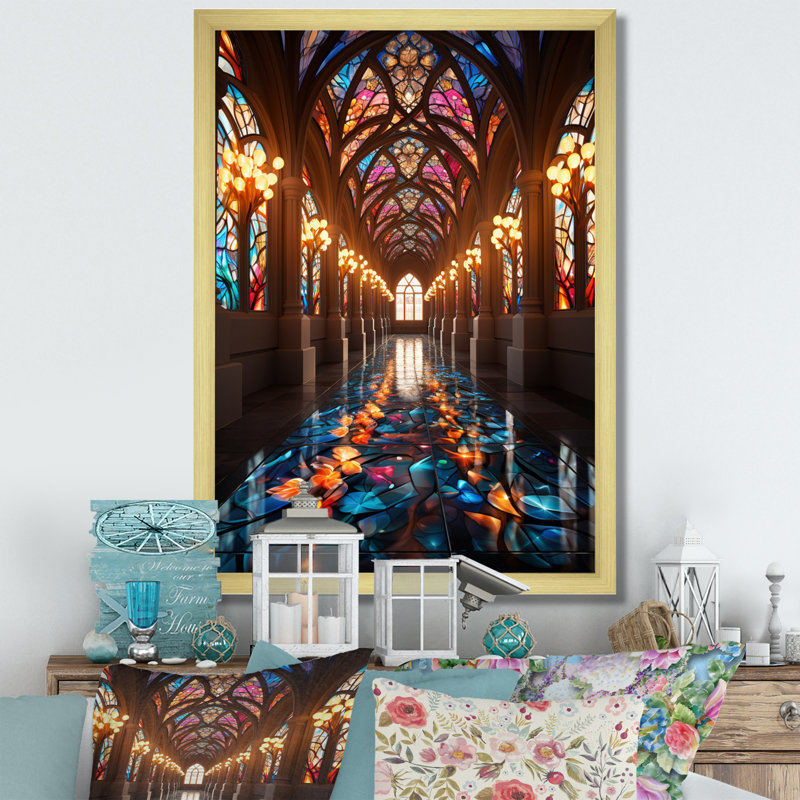 Art de Schepp, Nasir Almulk, reproduction d'art sur toile, Encadrement doré, H 32 po x l 24 po x P 1 po