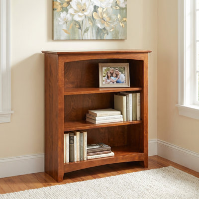 Malani 36" H Solid Wood Classic Bookcase