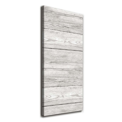 Wooden Background - Wrapped Canvas Print