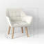 Willesden Velvet Armchair-1059264944