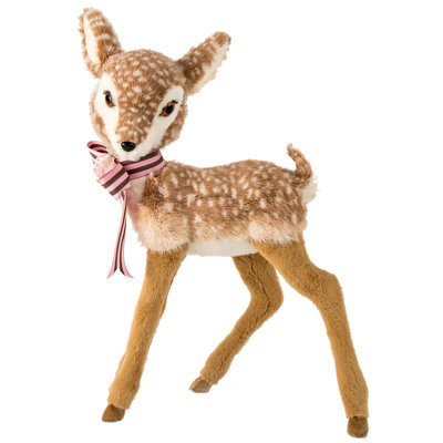 Elegant Deer With Christmas Bow-25 Inches