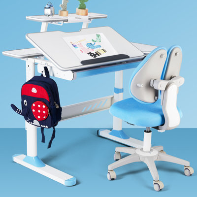 Adarrion 39.3'' Writing Desk Chair Set